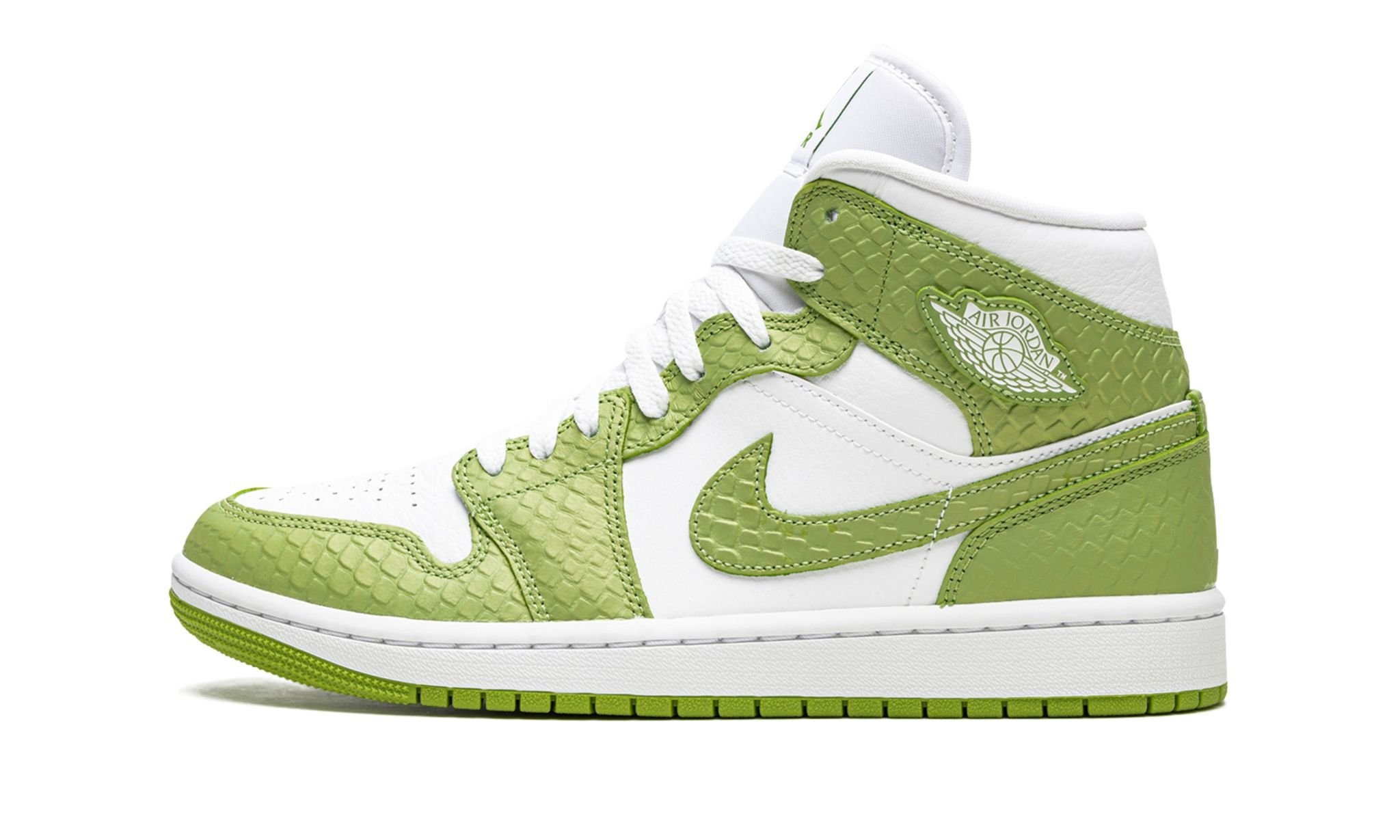 Wmns Air Jordan 1 Mid SE "Green Python" - 1