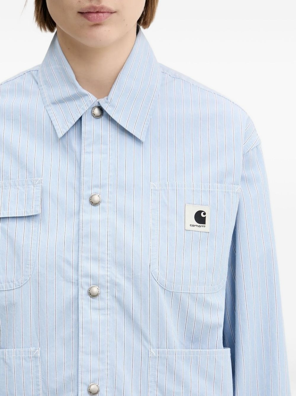 Nota Shirt stripe-pattern jacket - 4