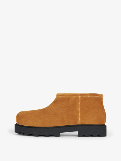 Givenchy STORM ANKLE BOOTS IN SUEDE AND SHEARLING outlook