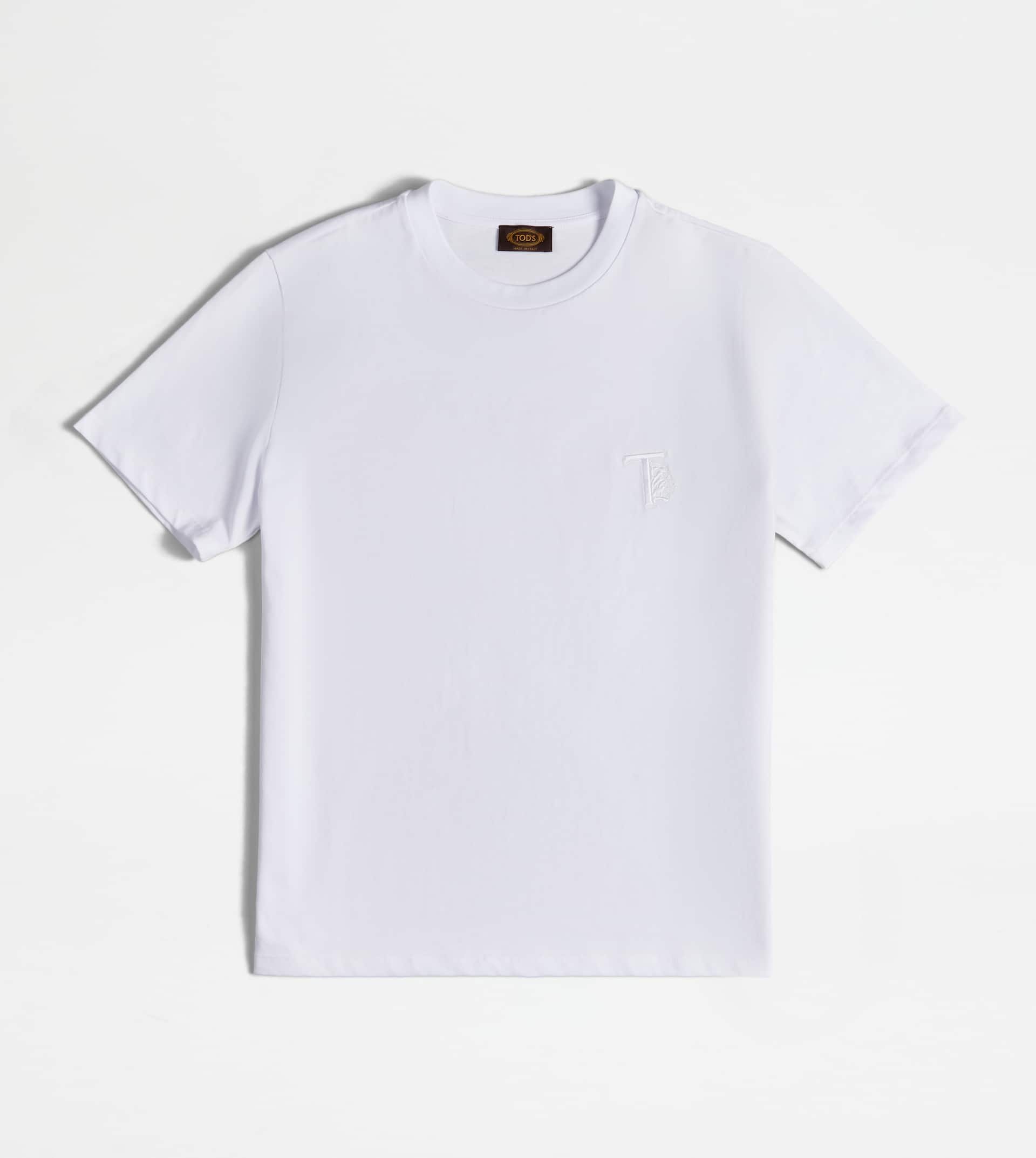 T-SHIRT IN JERSEY - WHITE - 1