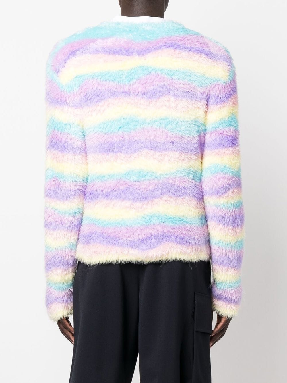 stripe-knit jumper - 4