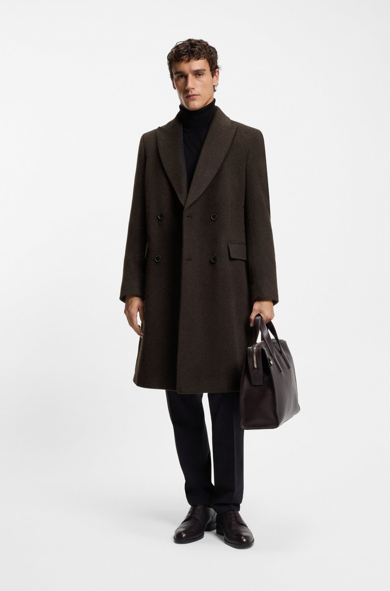 BOSS DOUBLE-BREASTED COAT IN AN ALPACA BLEND outlook