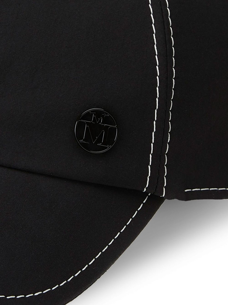 MAISON MICHEL Tiger appliqué-logo baseball cap outlook