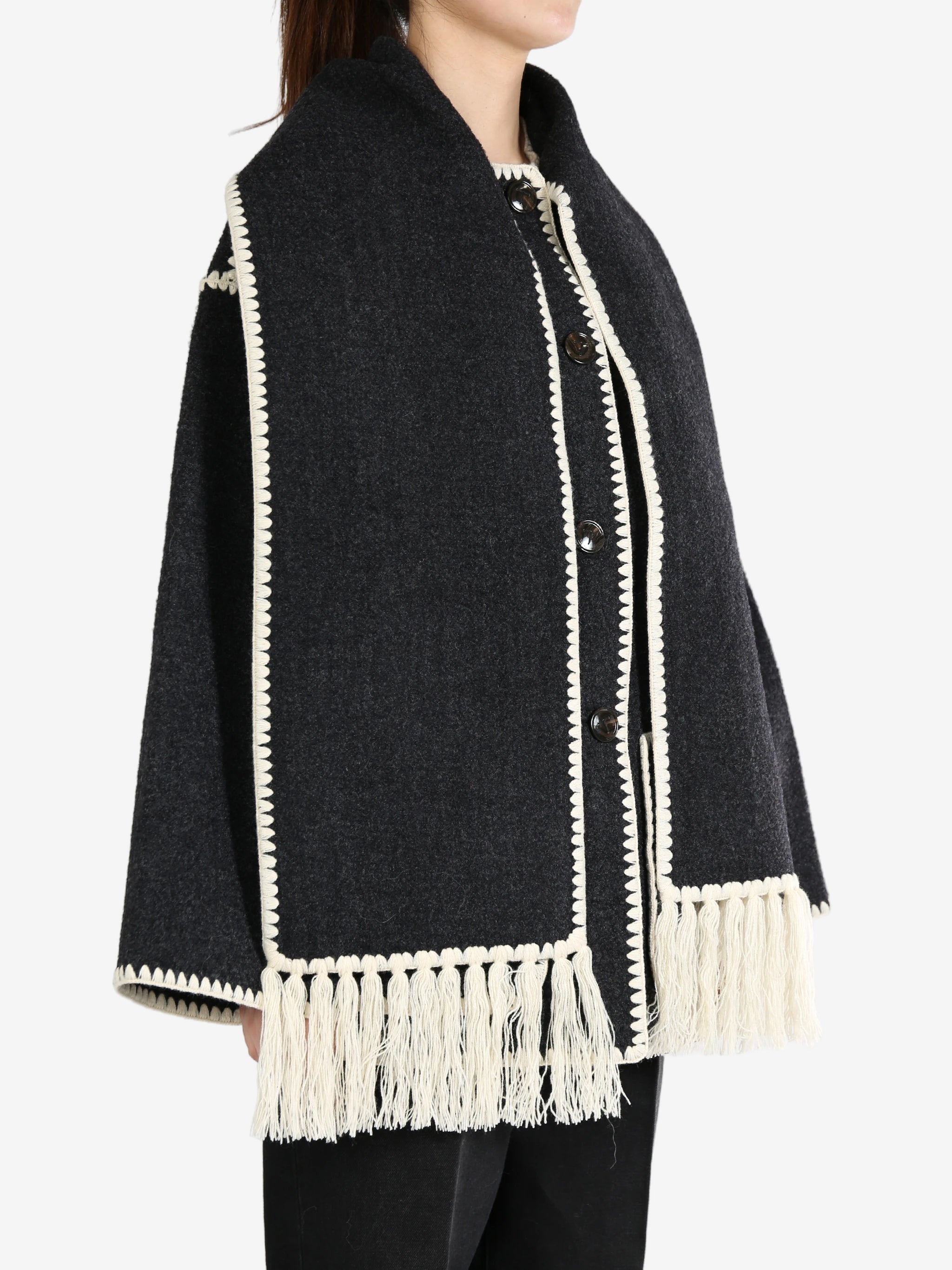 TOTEME - Women Embroidered Scarf Jacket - 2