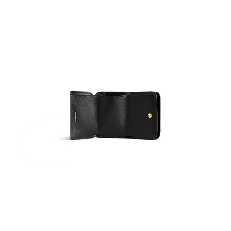 BALENCIAGA Women's Cash 2.0 Mini Wallet  in Black outlook