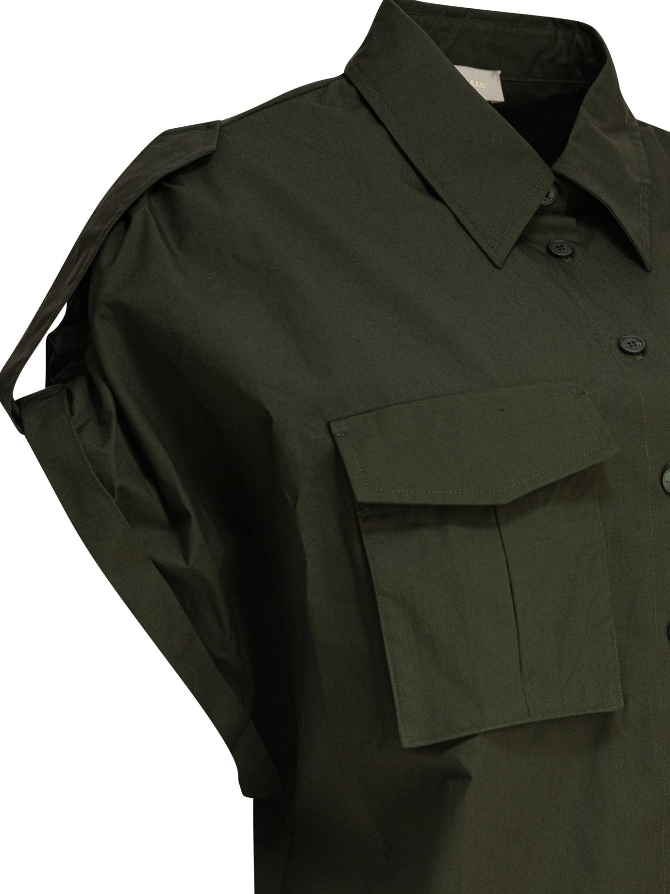 Elie Saab Poplin Shirt Palm Shade38 Popeline - 4
