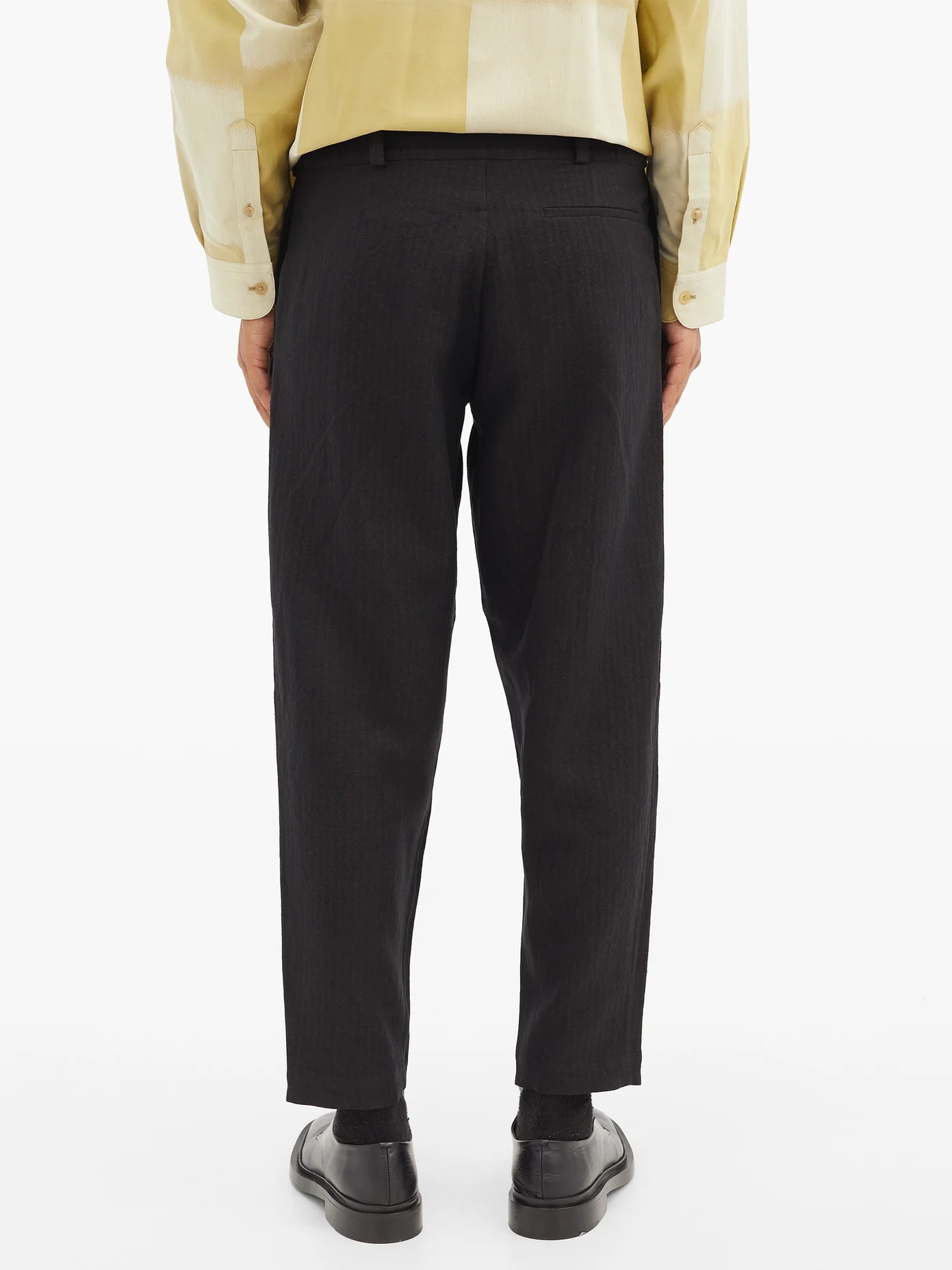 The Engineer virgin wool-blend tapered trousers - 5