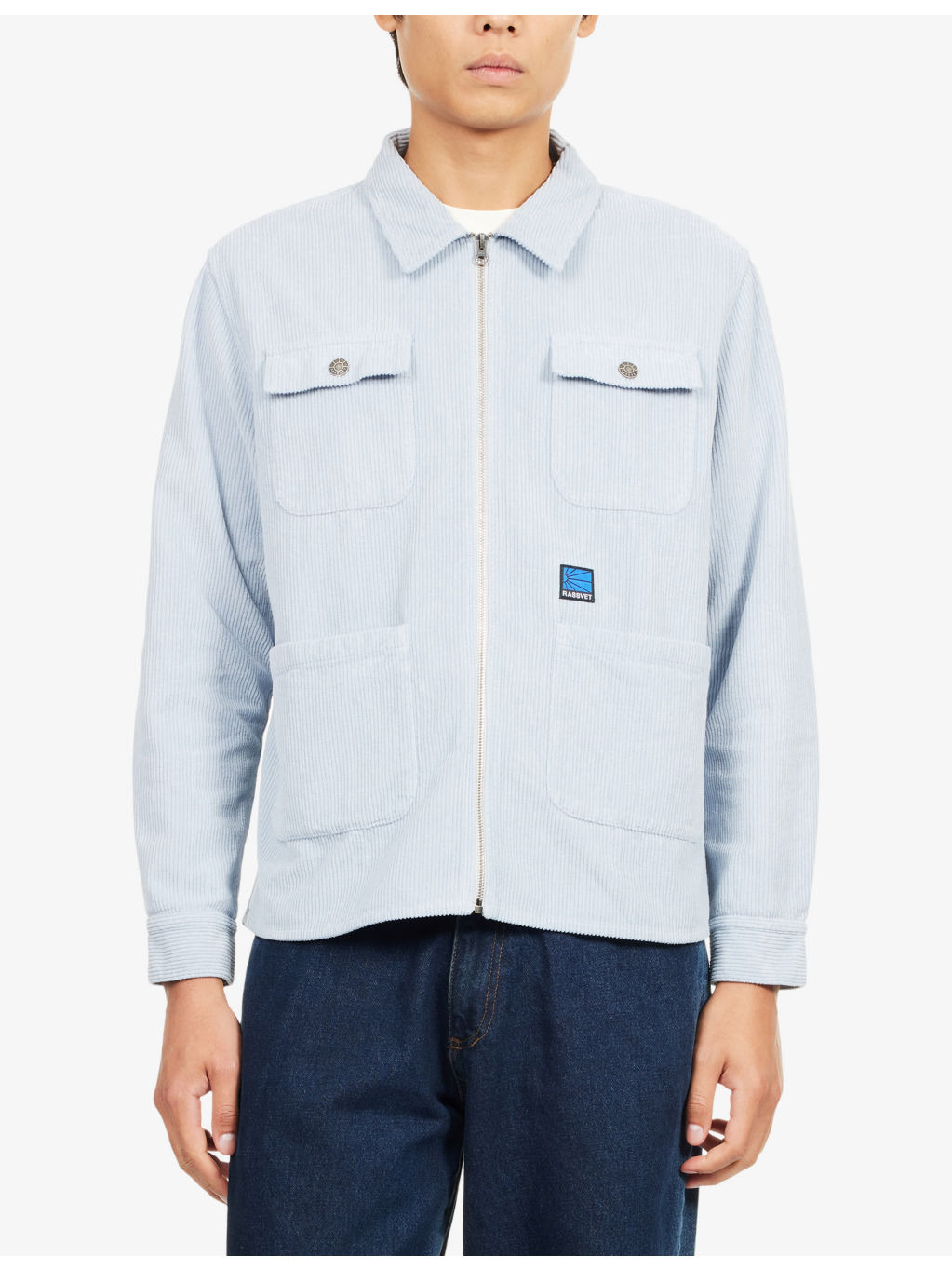 Zipped Corduroy Cotton Shirt - 3