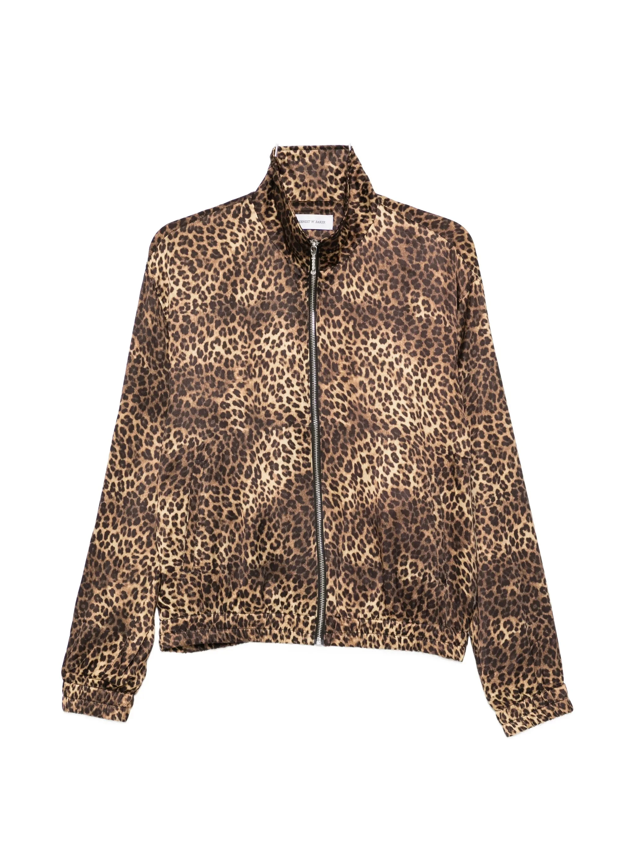 Ernest W. Baker Animal-print Zip-fastening Jacket - 1