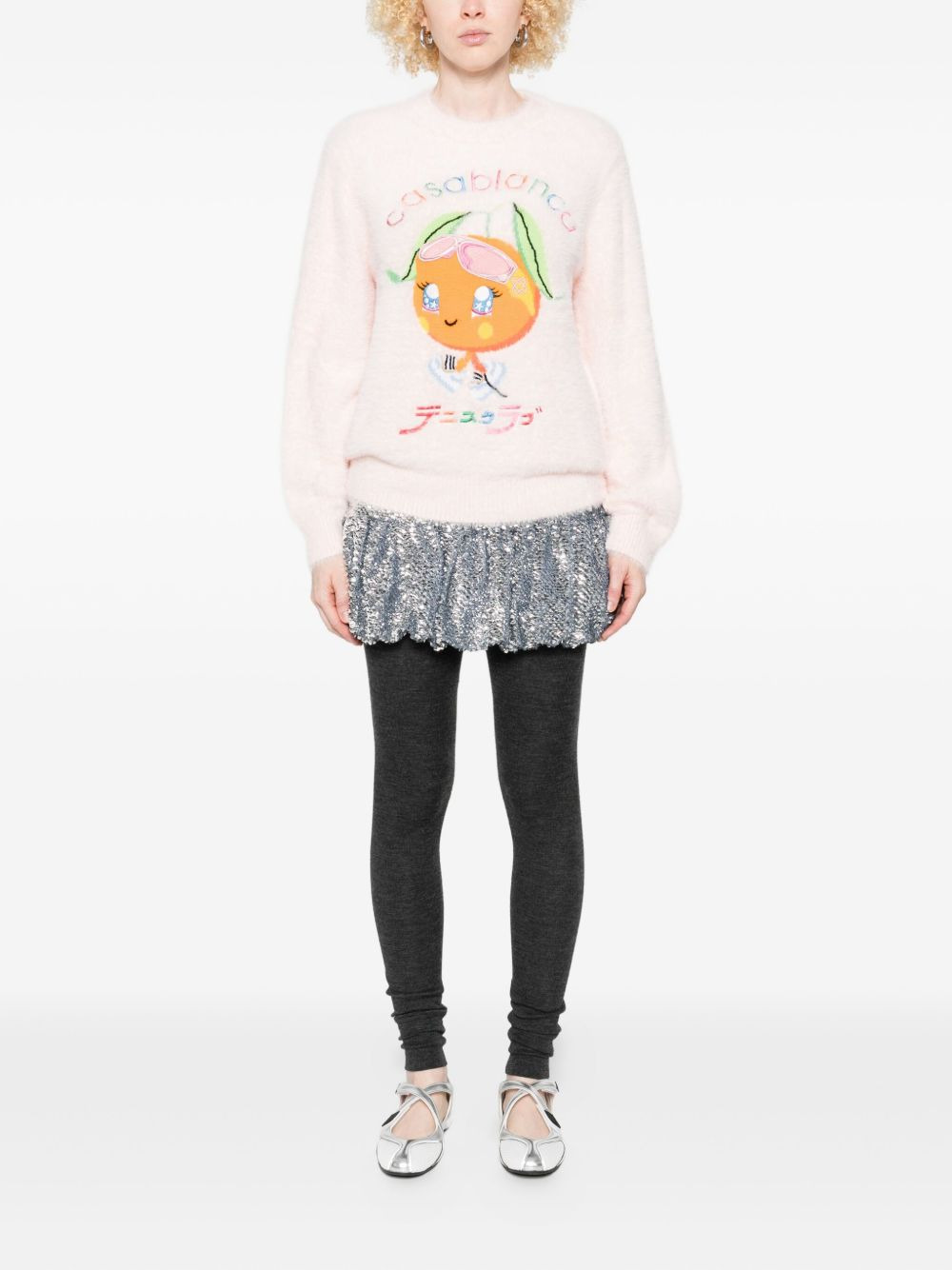 logo-embroidered sweatshirt - 2