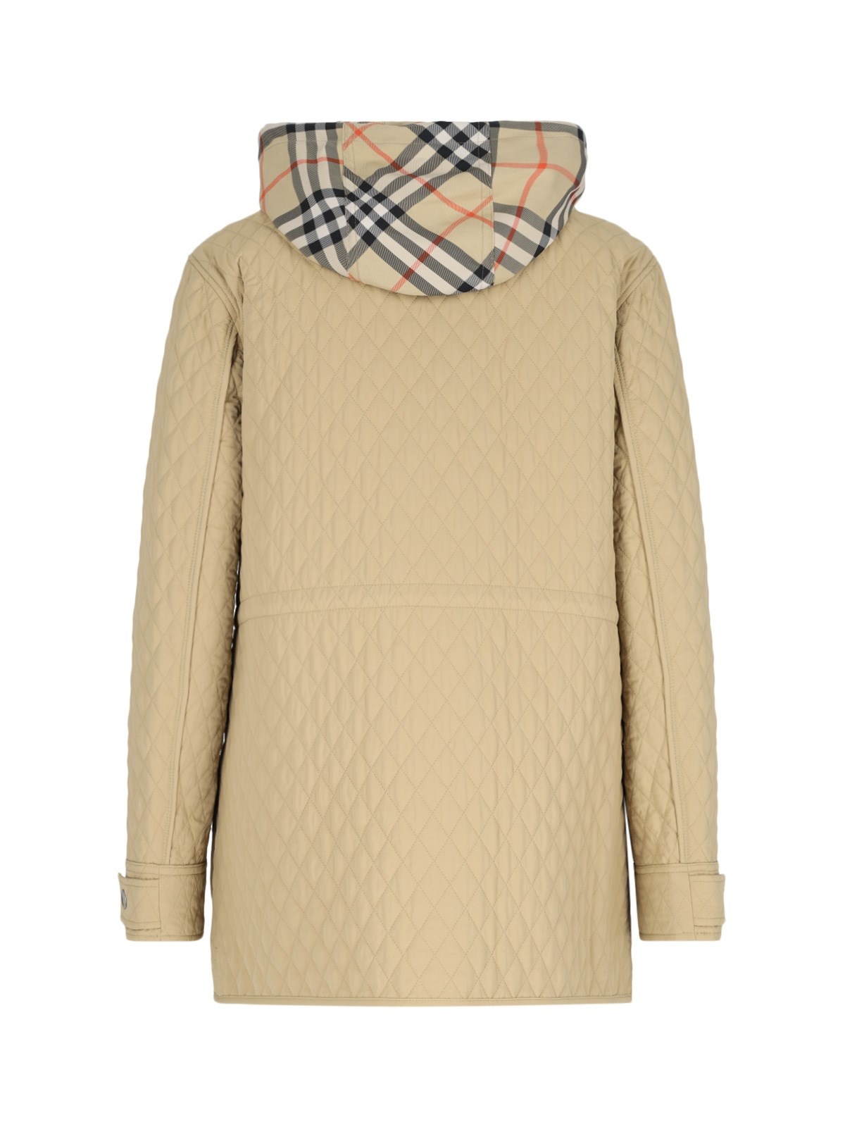 'CHECK' TECH HOODED JACKET - 2
