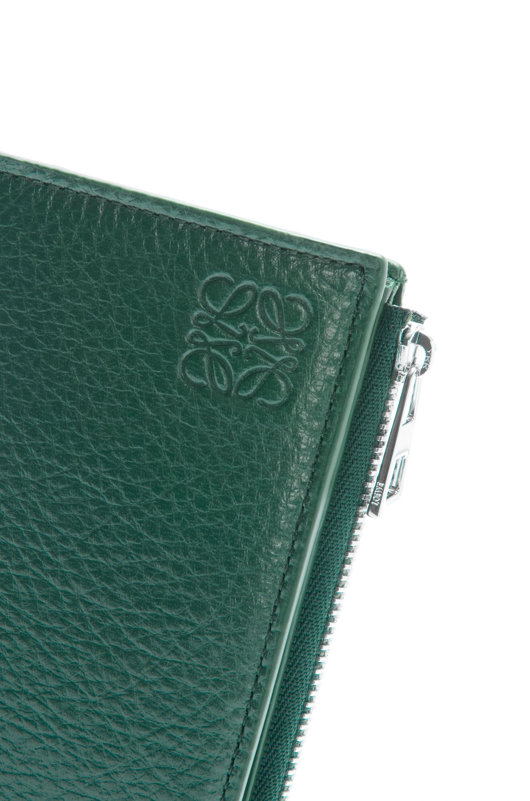 Slim compact wallet in deerskin - 5