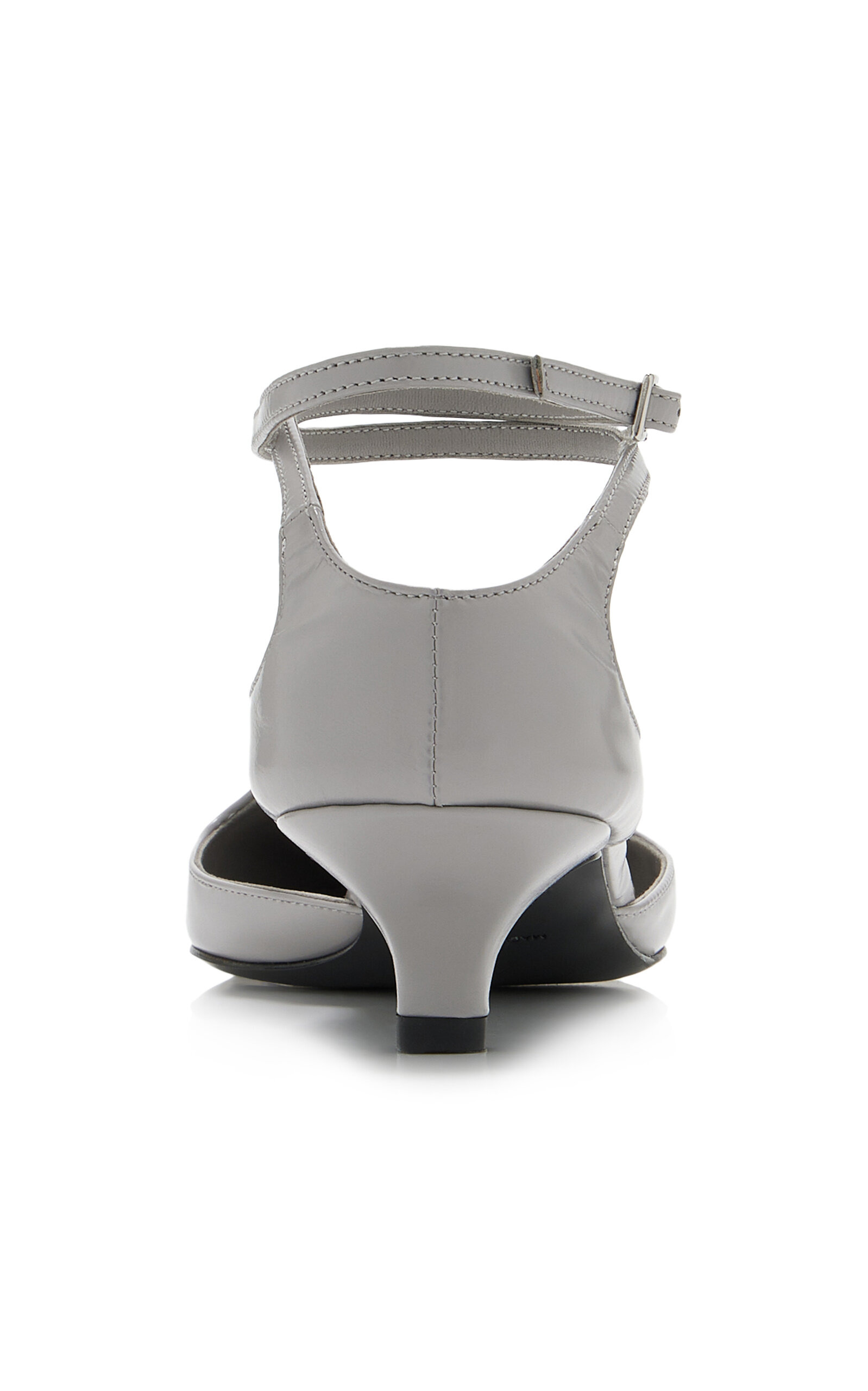 Leather Pumps grey - 4