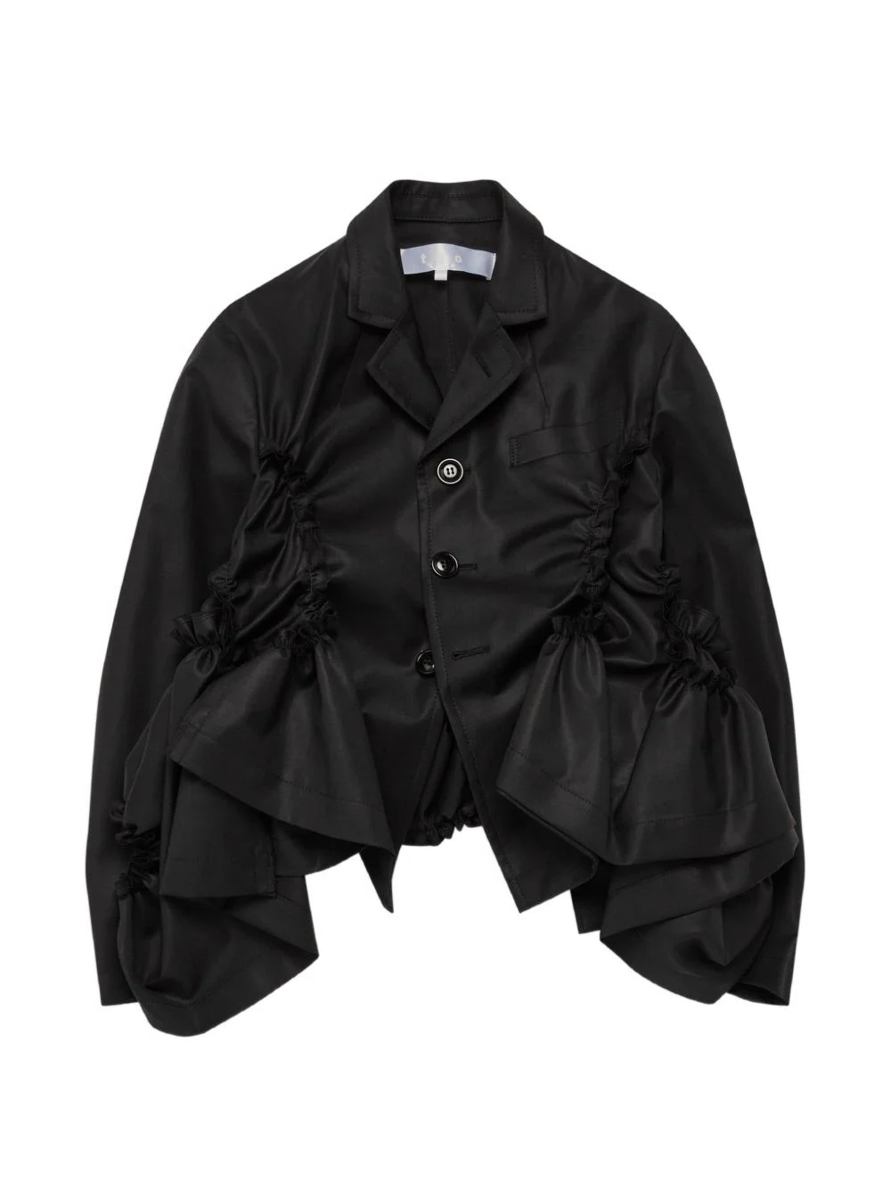 ruffled-trim jacket - 1