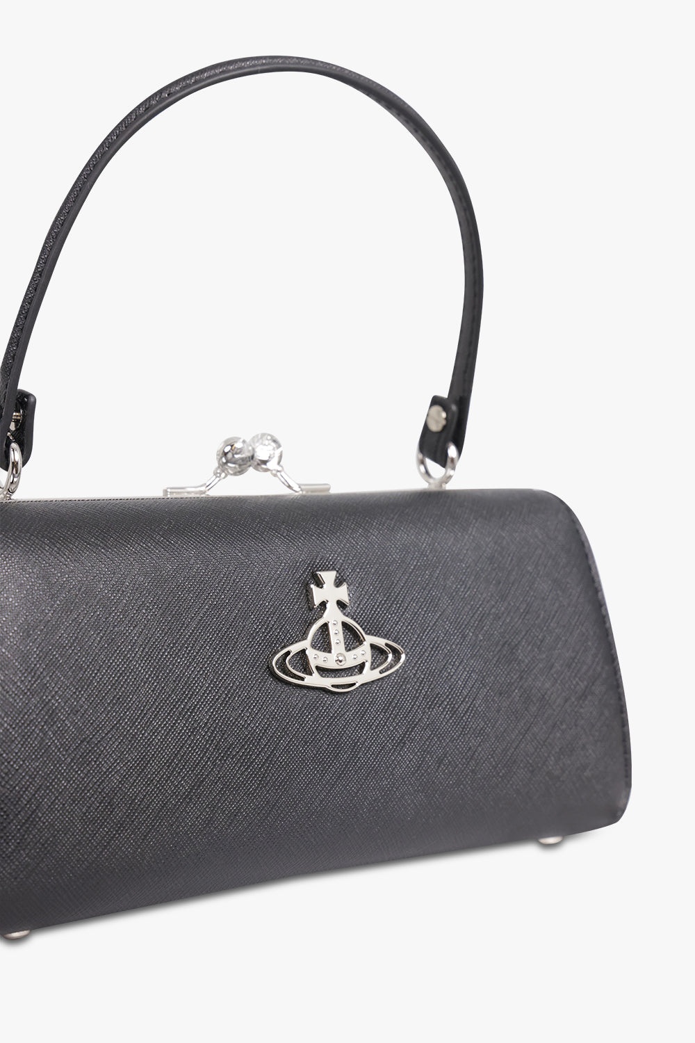 DOLL XL FRAME PURSE | BLACK/SILVER - 4