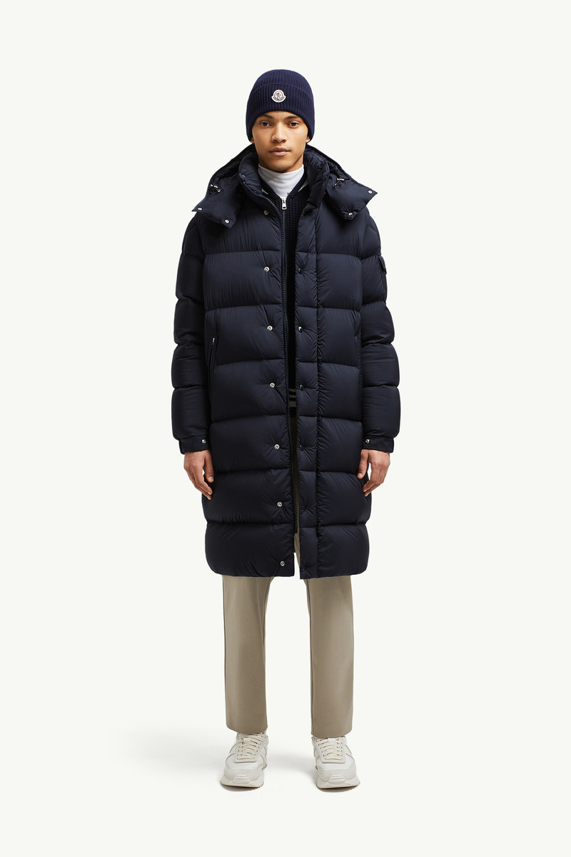 Moncler Hanoverian Hooded Long Down Jacket outlook