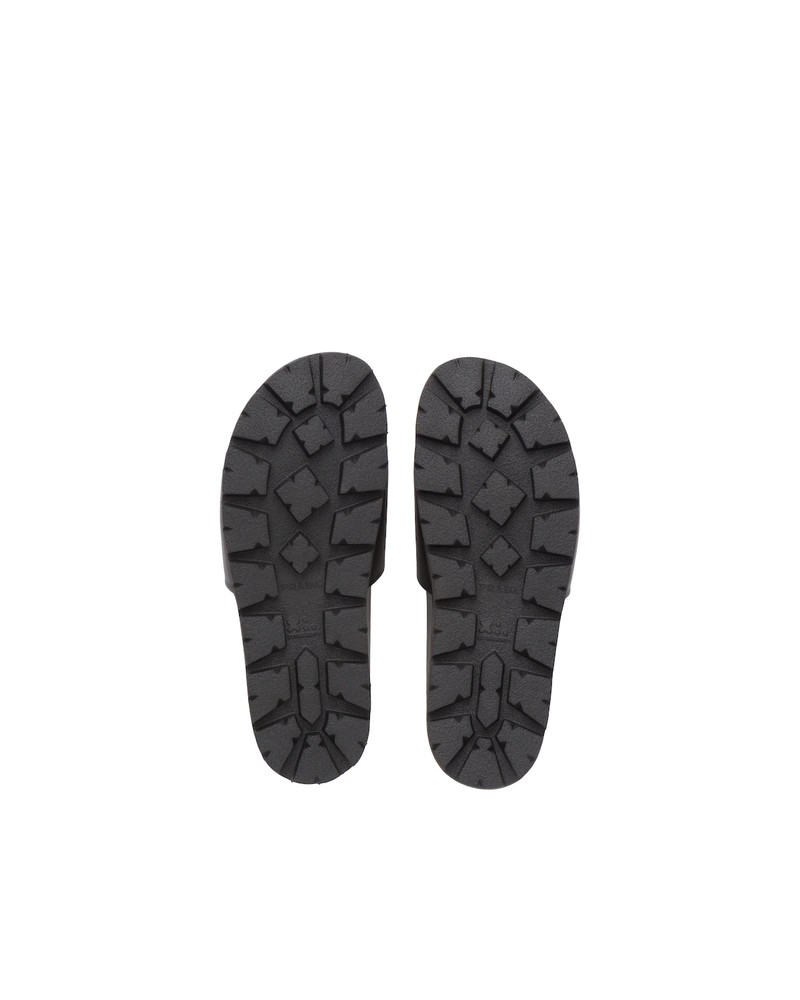 Leather slide sandals 6