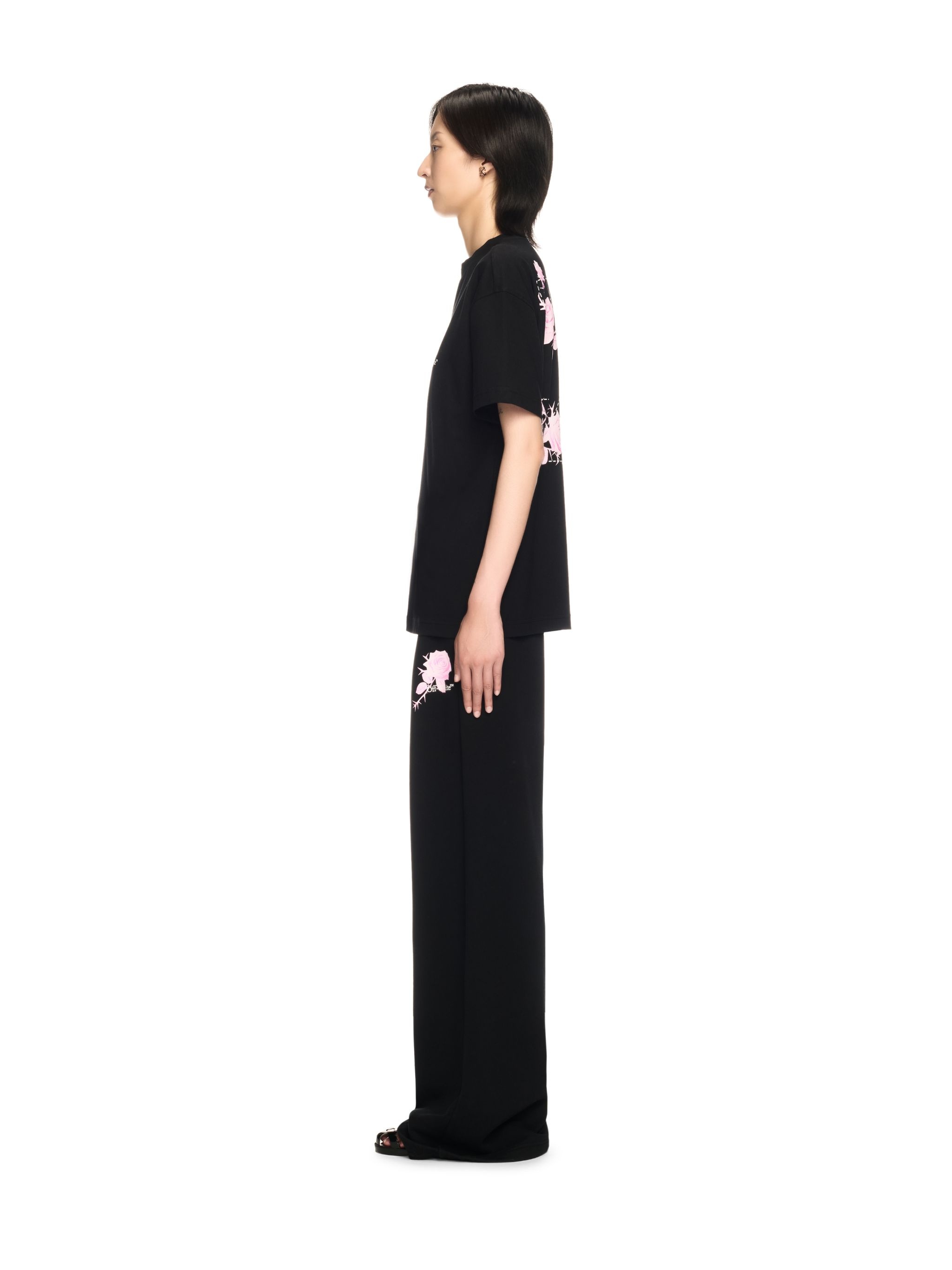 Black Rose Arrow Sweatpants - 3
