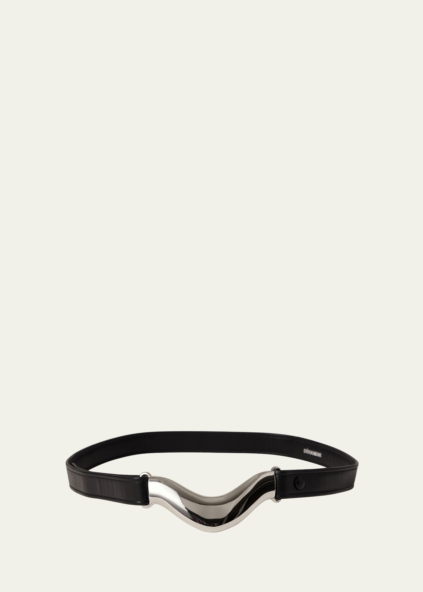 Brancusi Metal Leather Belt - 1