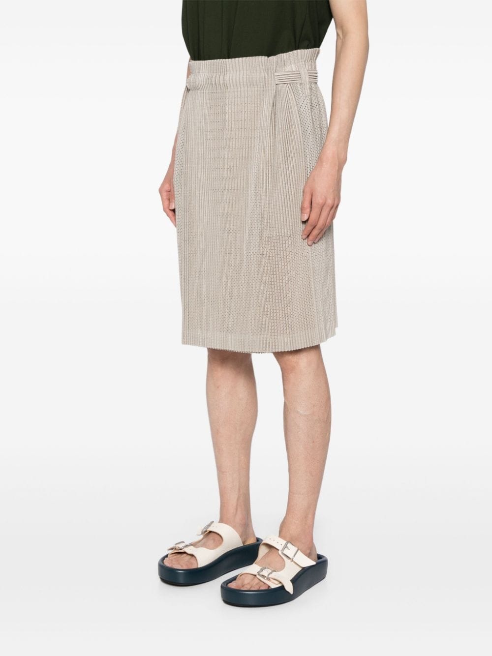 Light Mesh pleated skirt - 3