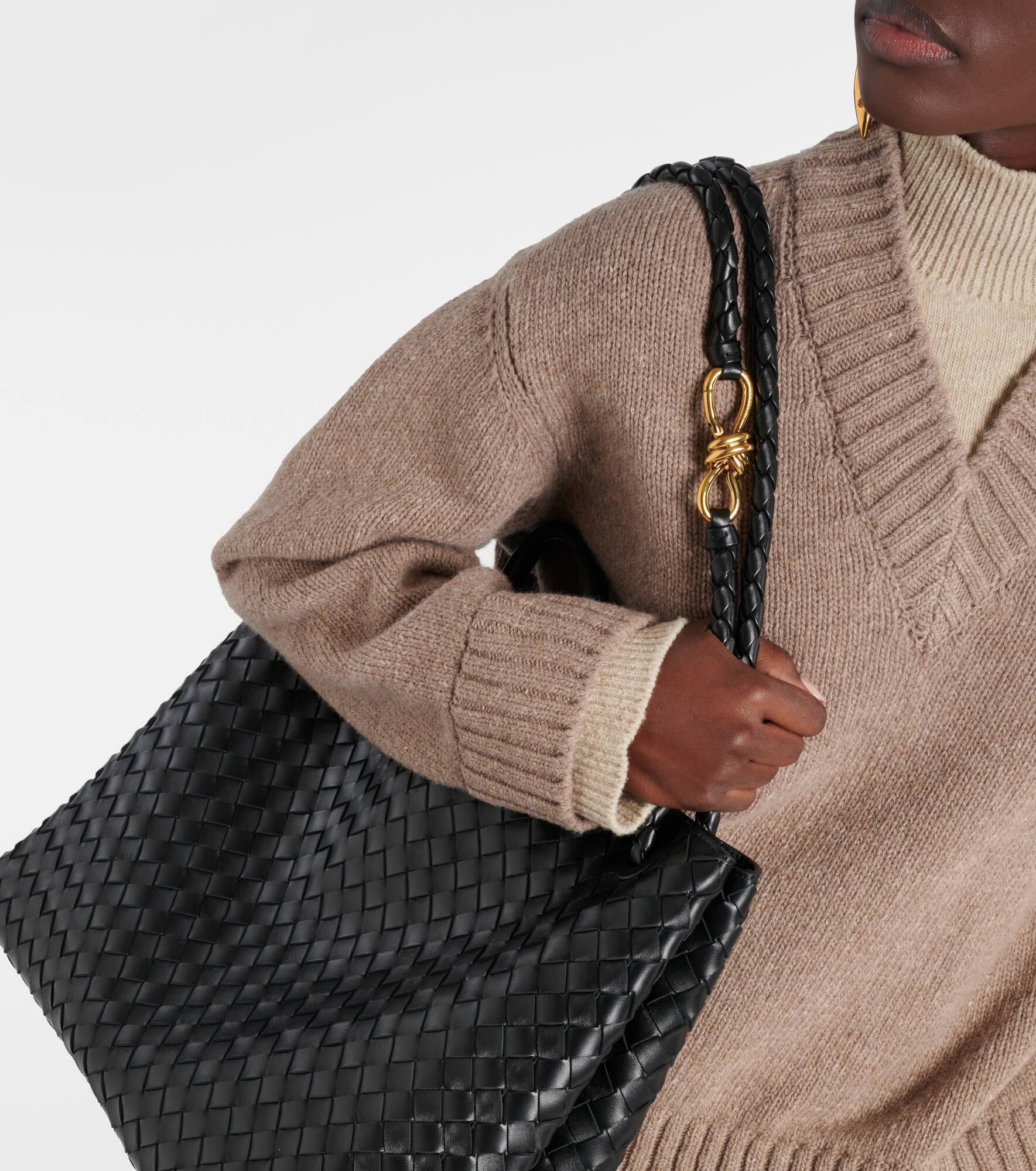 Andiamo Large leather tote bag - 7