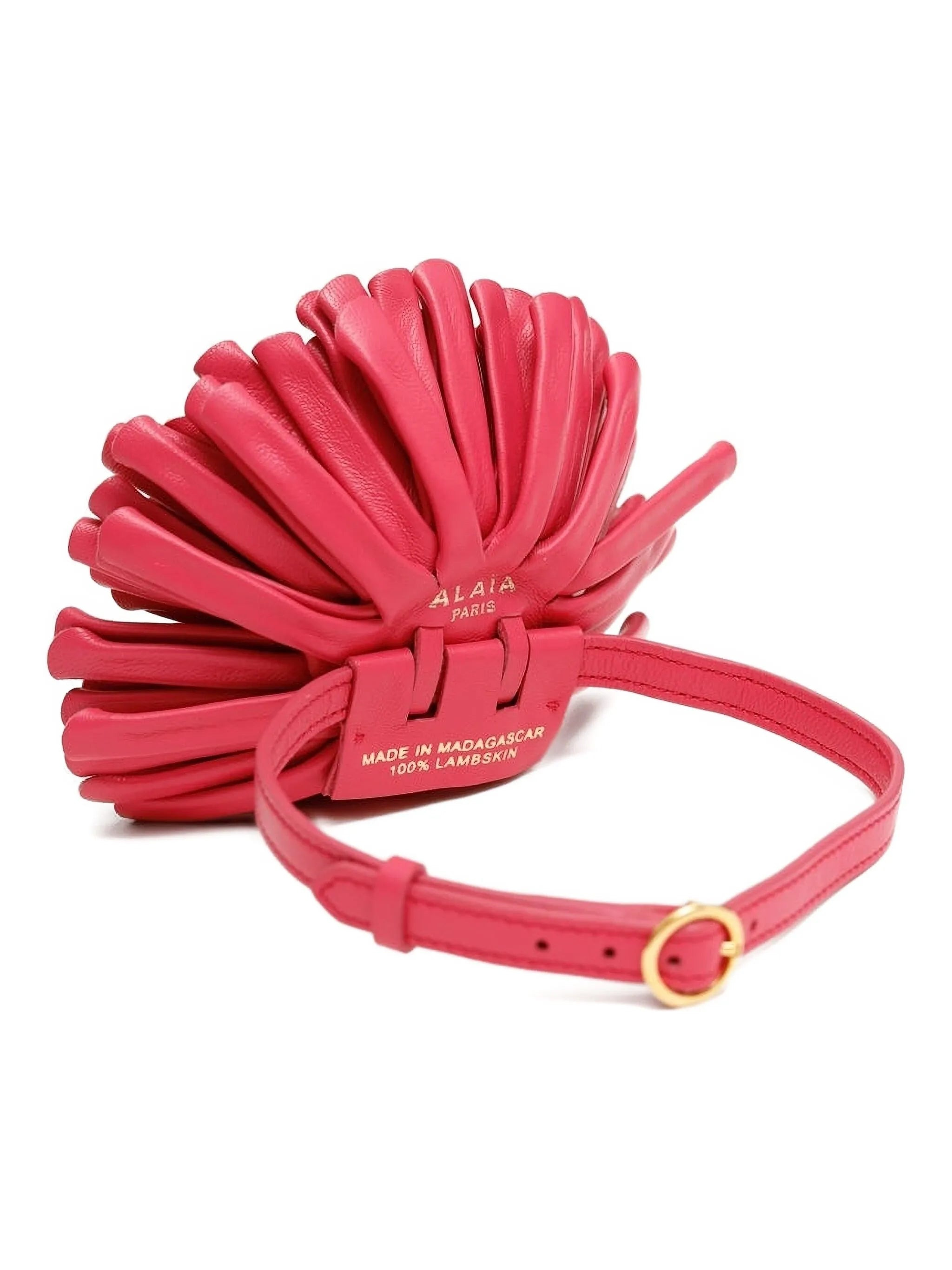 Alaïa Leather Flower Necklace - 3