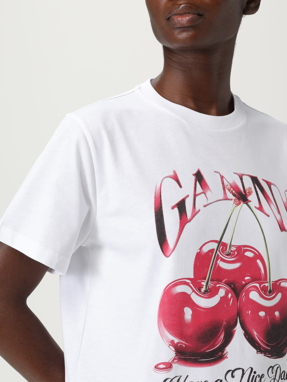 T-shirt woman Ganni - 4
