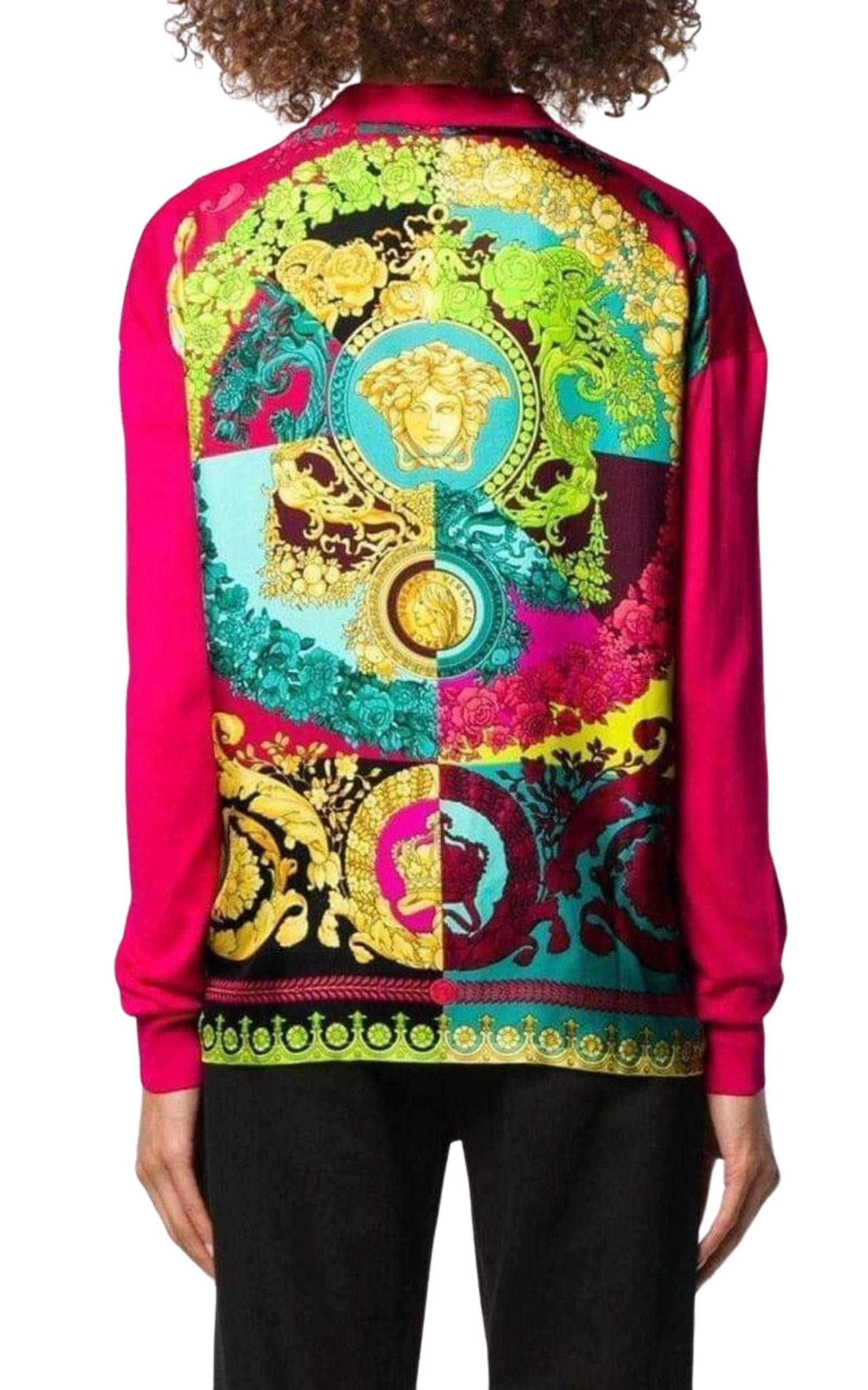 Medusa Print Cardigan - 4