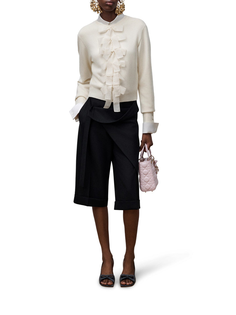 DRAPED ANKLE-LENGTH TROUSERS 1
