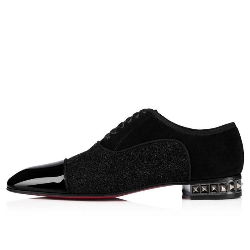 Christian Louboutin Saqhara BLACK/SILVER/BK GUN outlook