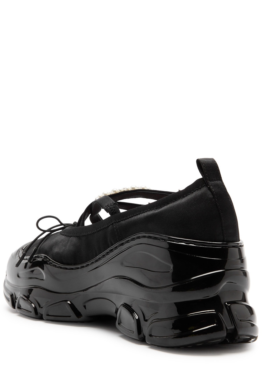 Simone Rocha Embellished Satin Sneakers - 2