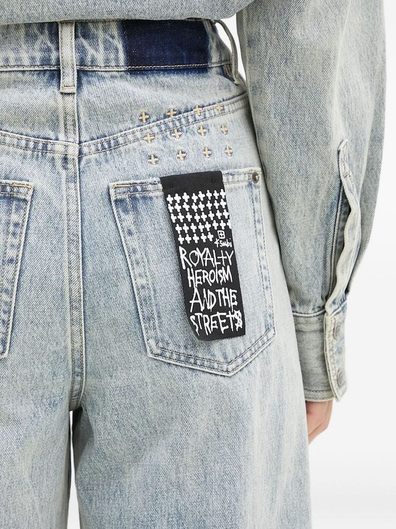 Strider Worn Cuffed jeans 4