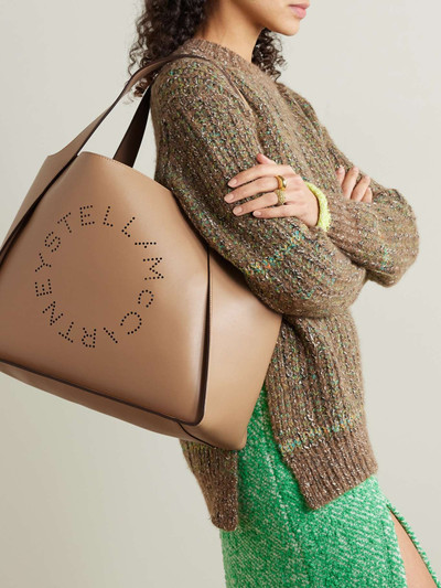 Stella McCartney Perforated vegetarian leather tote outlook