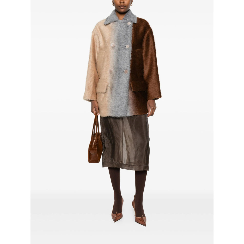 Fendi Neutrals Jackets - Oversized Jackets Women - 3