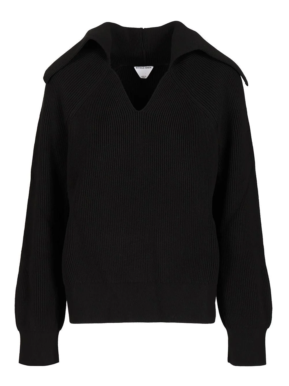 Bottega Veneta Women English Ribbed Cotton Sweater - 1