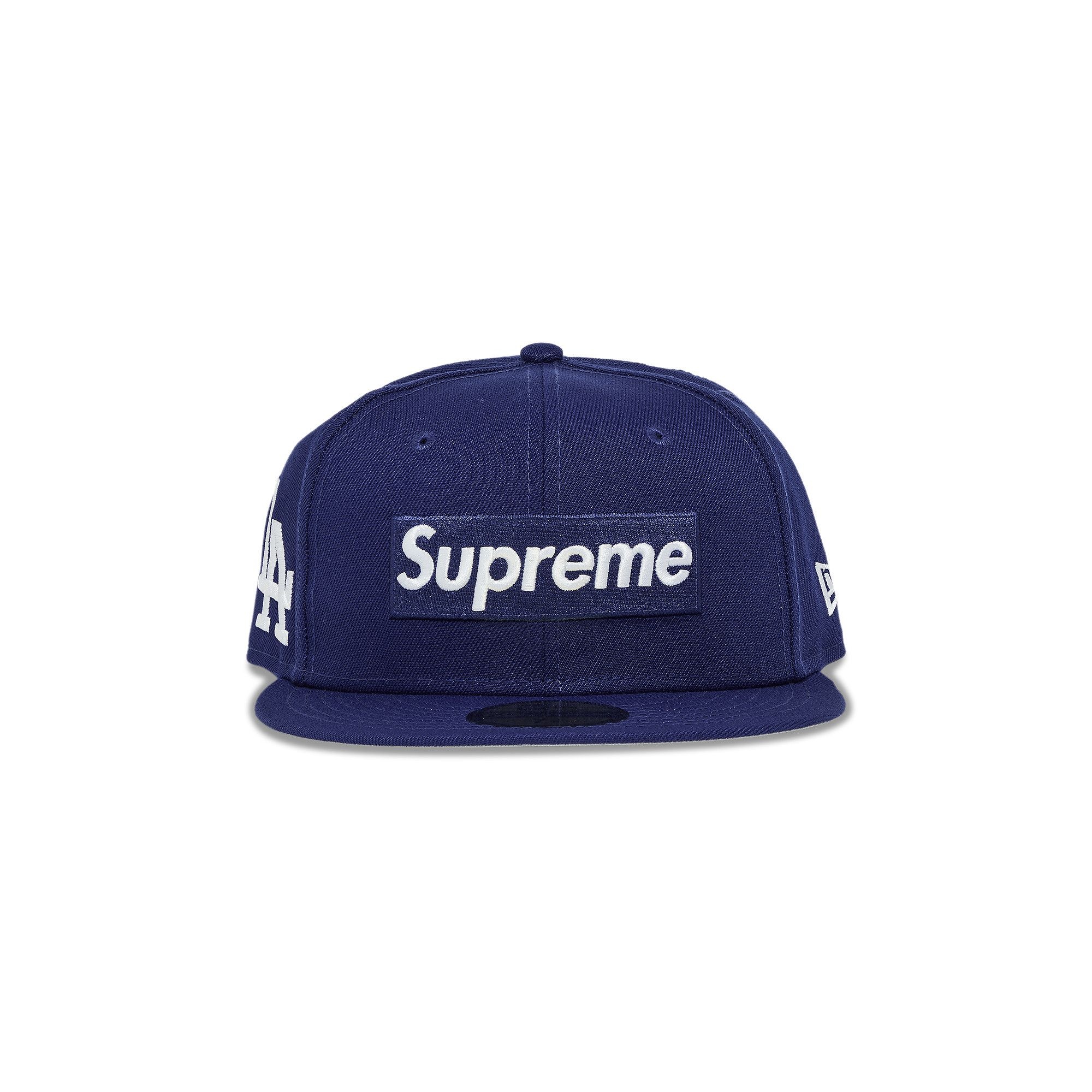 Supreme x MLB Teams Box Logo New Era 'Dark Royal - Los Angeles' - 1