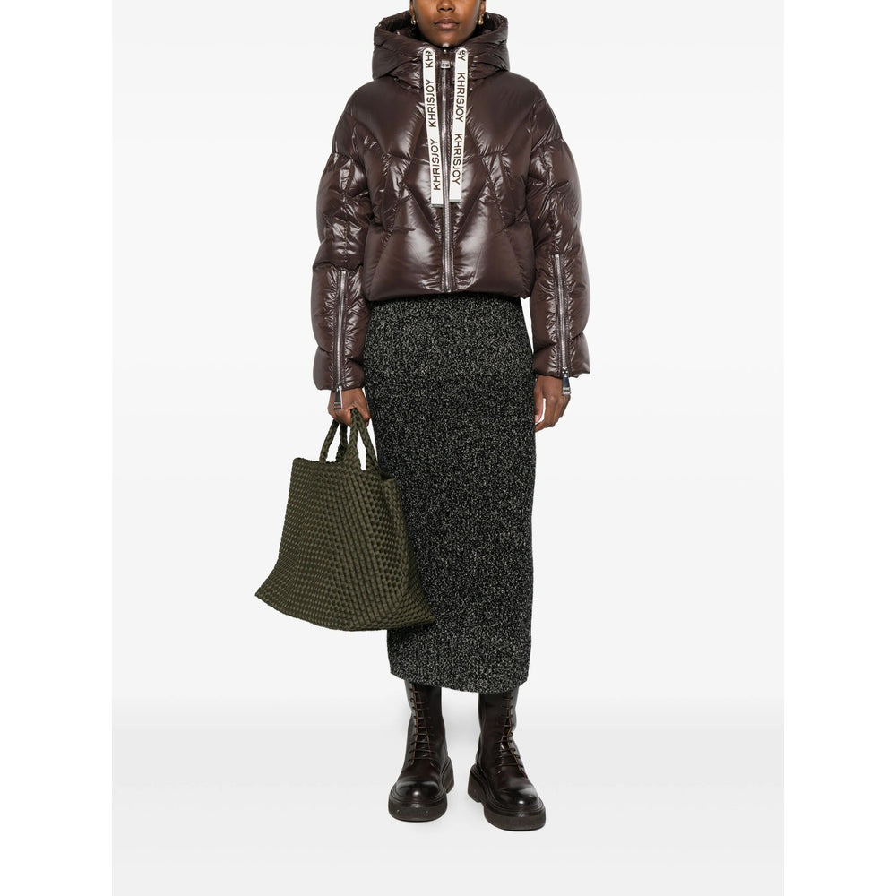 Khrisjoy Brown Jackets - Puffer Jackets Women - 3