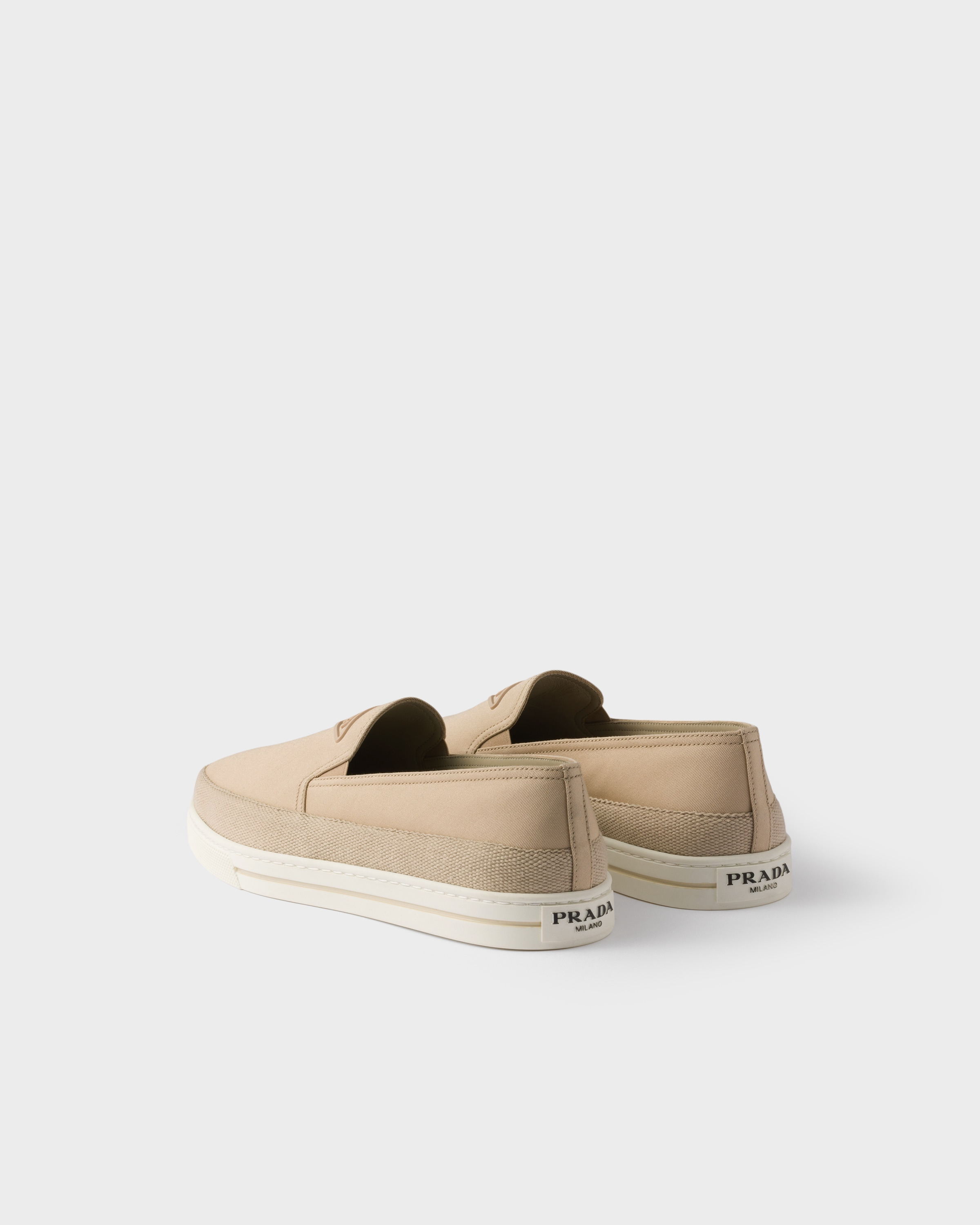 Cotton canvas slip-ons - 5