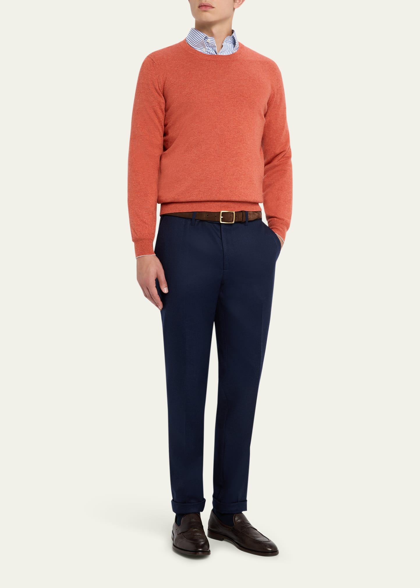 Men's Cashmere Crewneck Sweater - 2