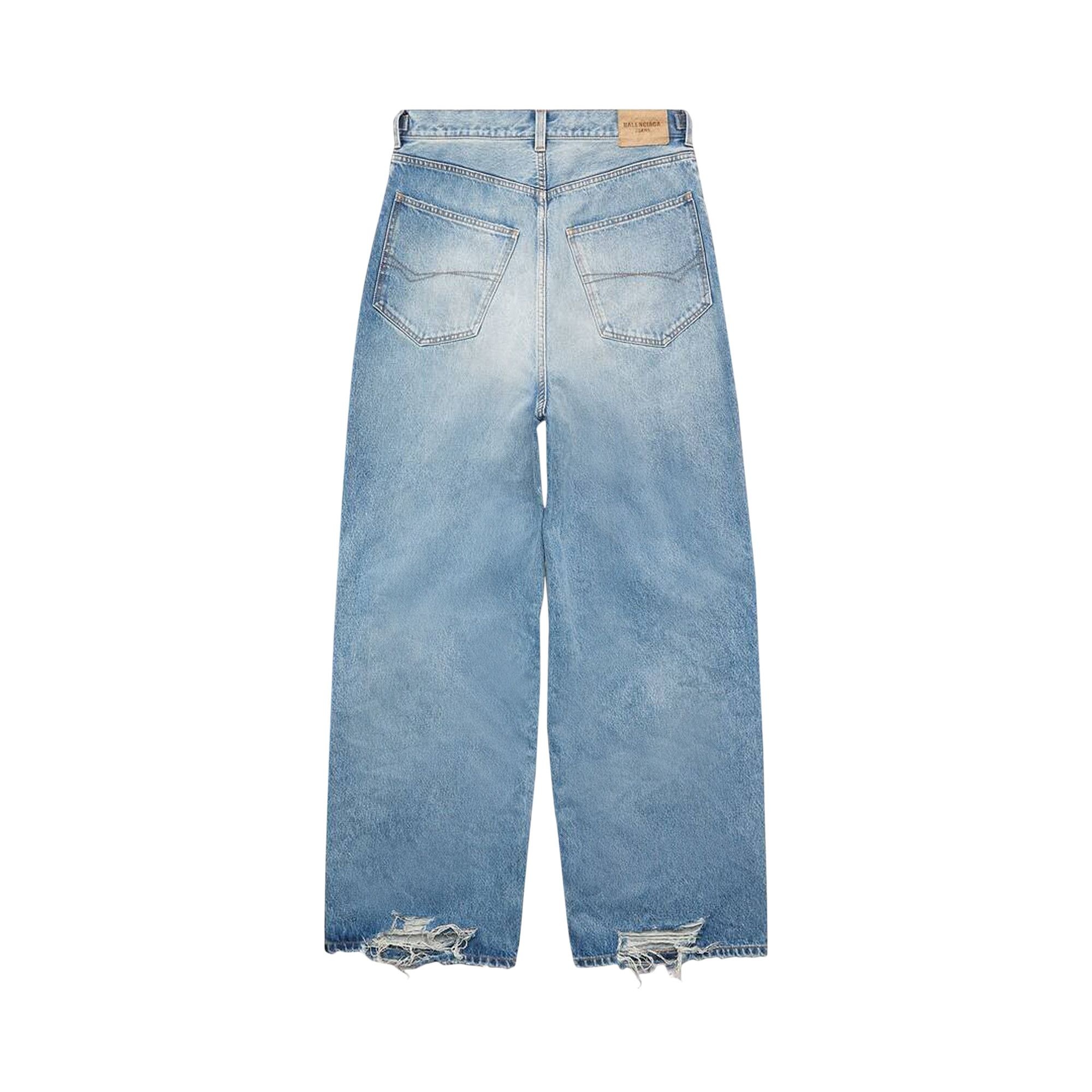 Balenciaga Destroyed Baggy Jeans 'Eco Blue' - 2