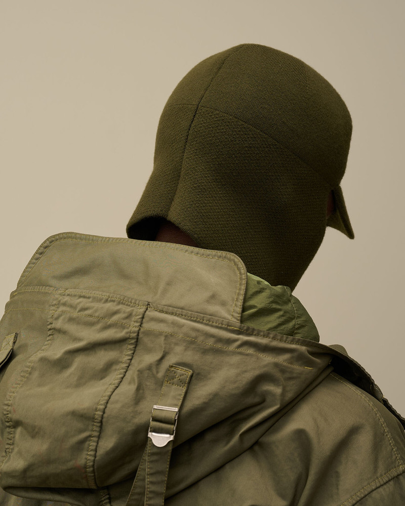 Extrafine Merino Wool Visor Neck Hat 3