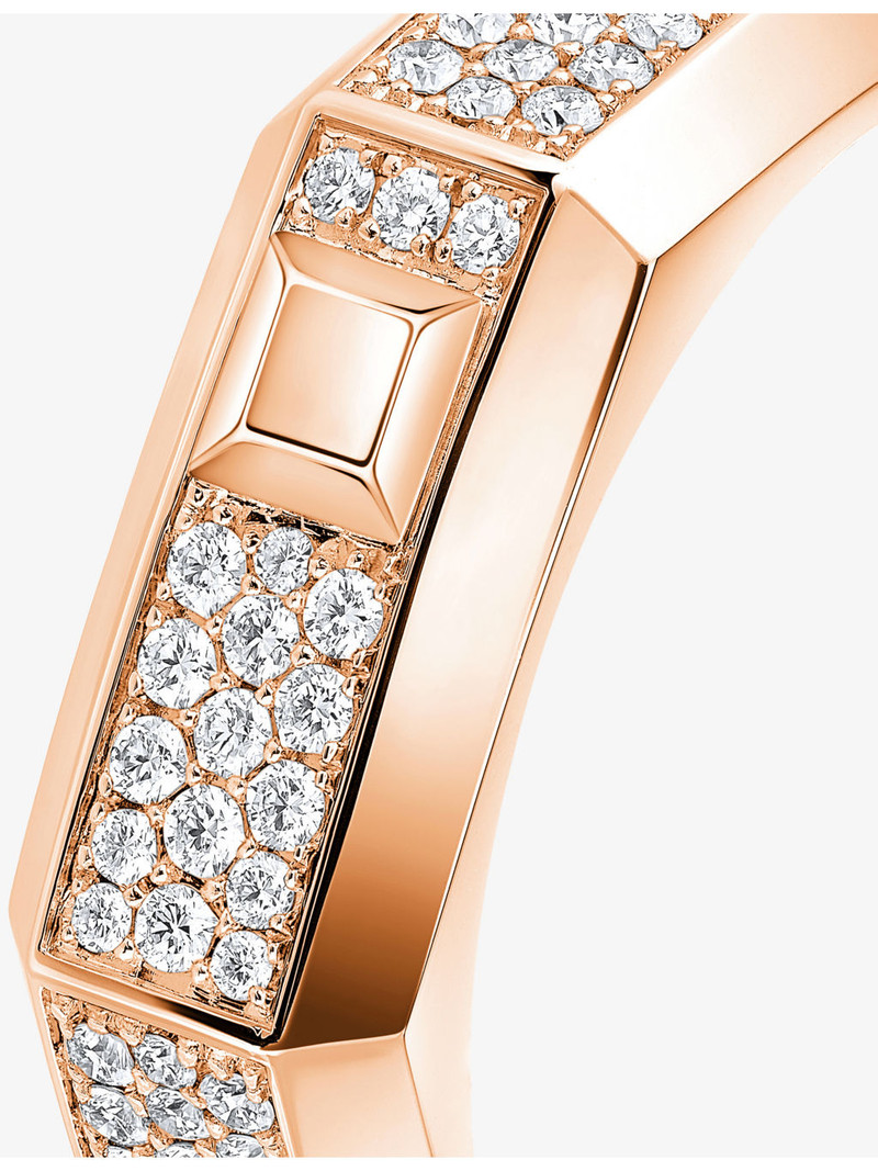 Moderniste Medium Pave 18ct Gold And 0.35ct Diamond Ring 3