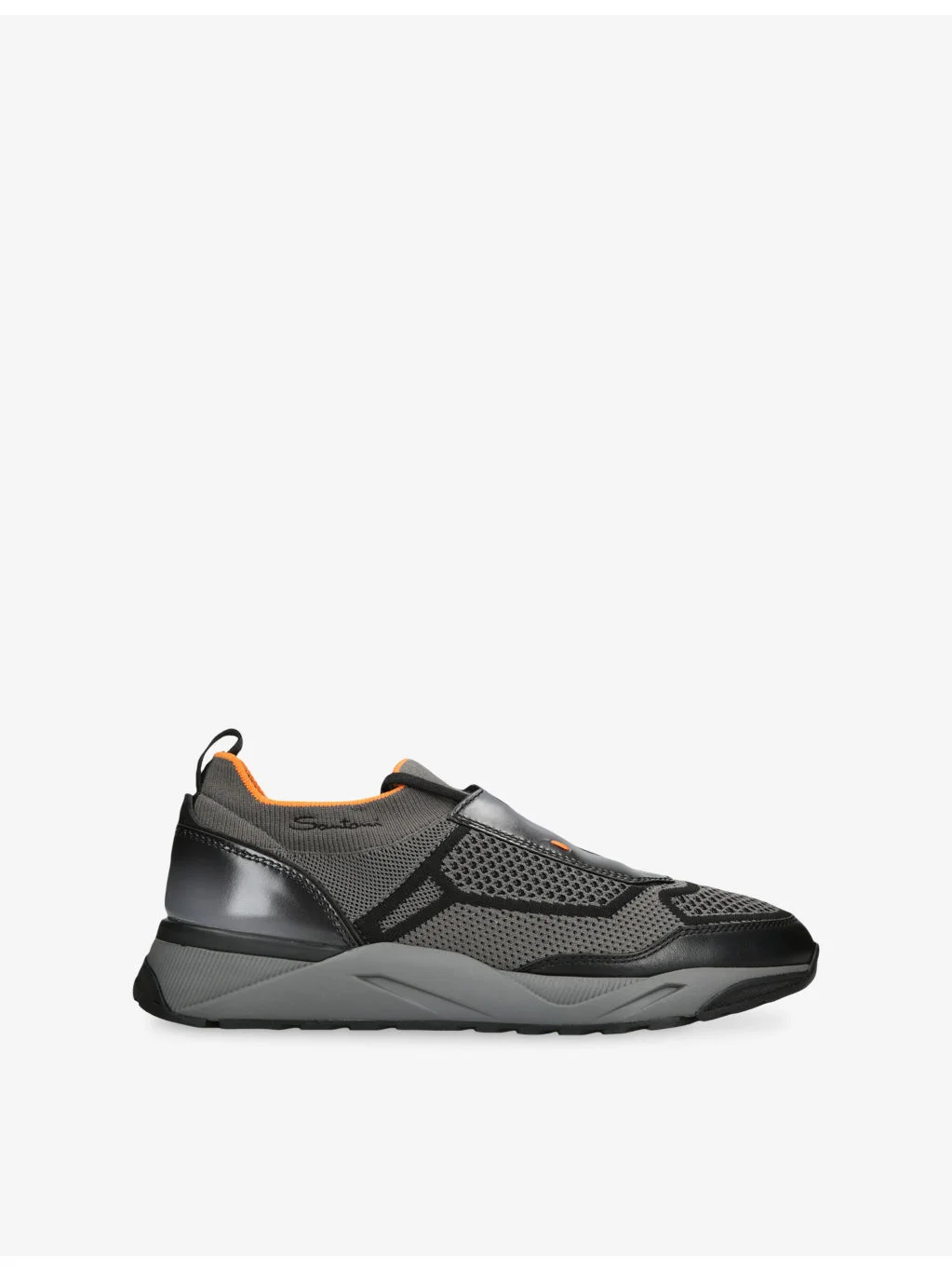 Innova Leather and Knitted Trainers - 1