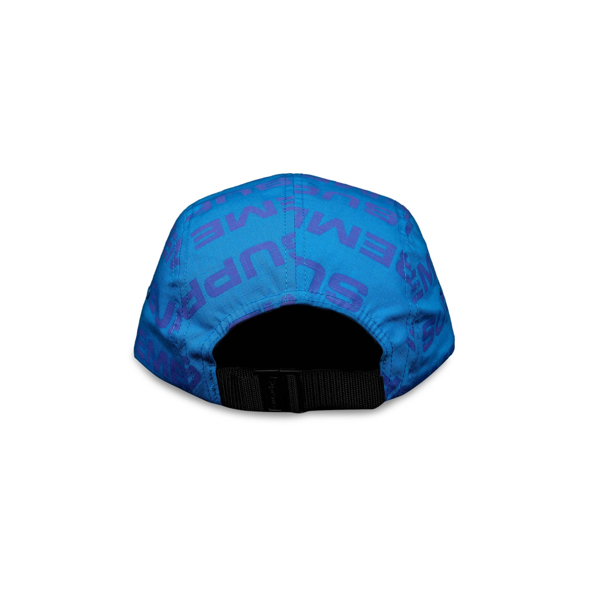 Supreme Reactive Print Camp Cap 'Blue' - 2