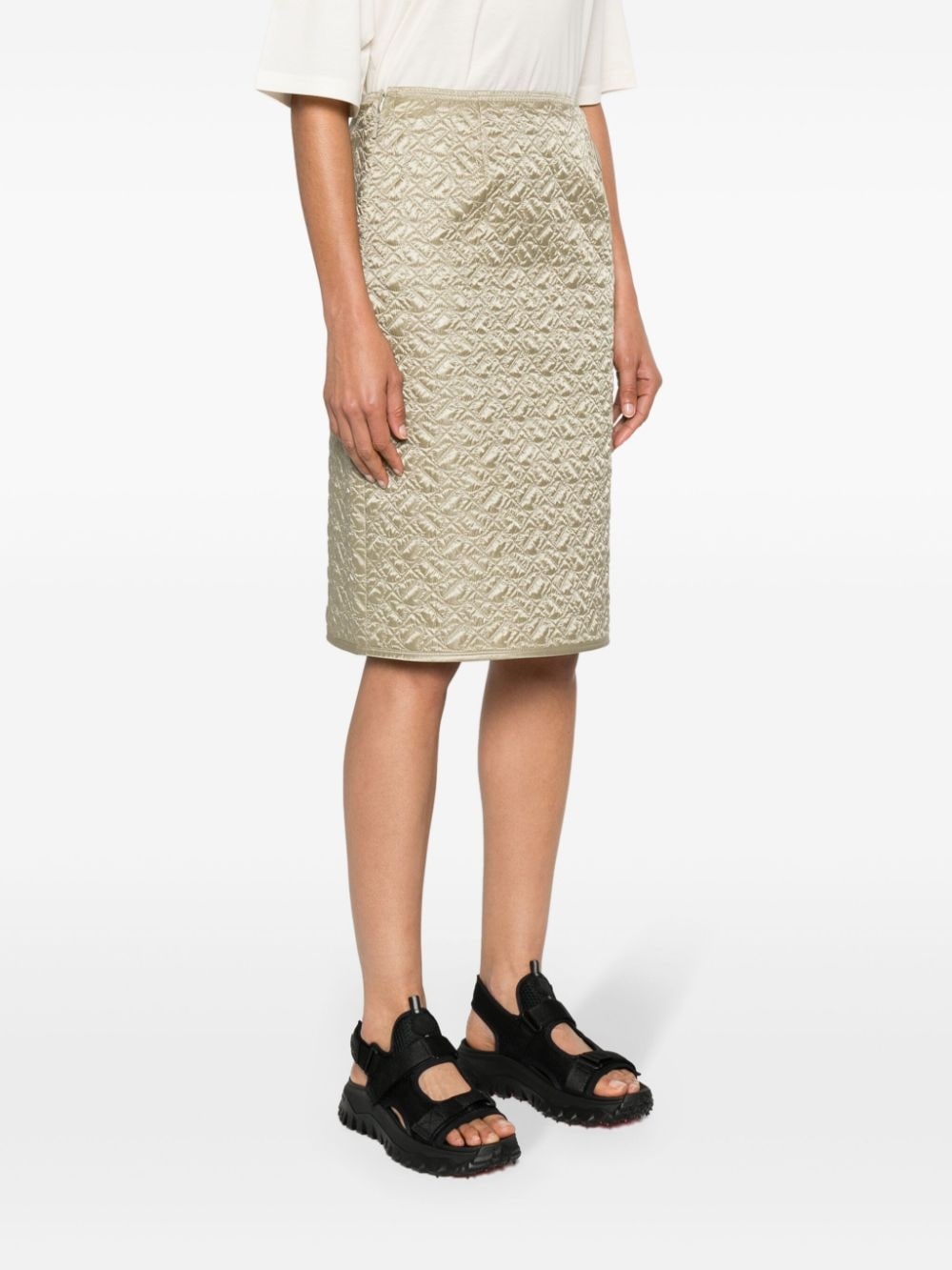 quilted pencil skirt - 3
