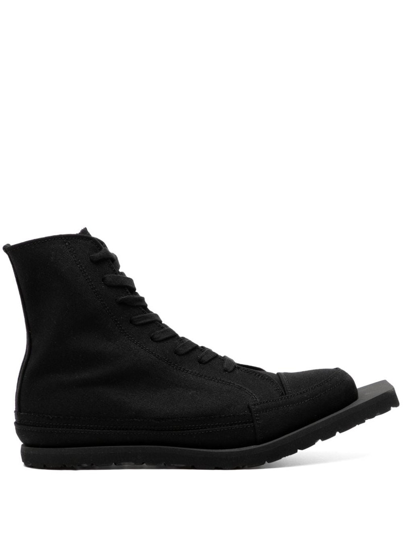 hi-top lace-up shoes 1