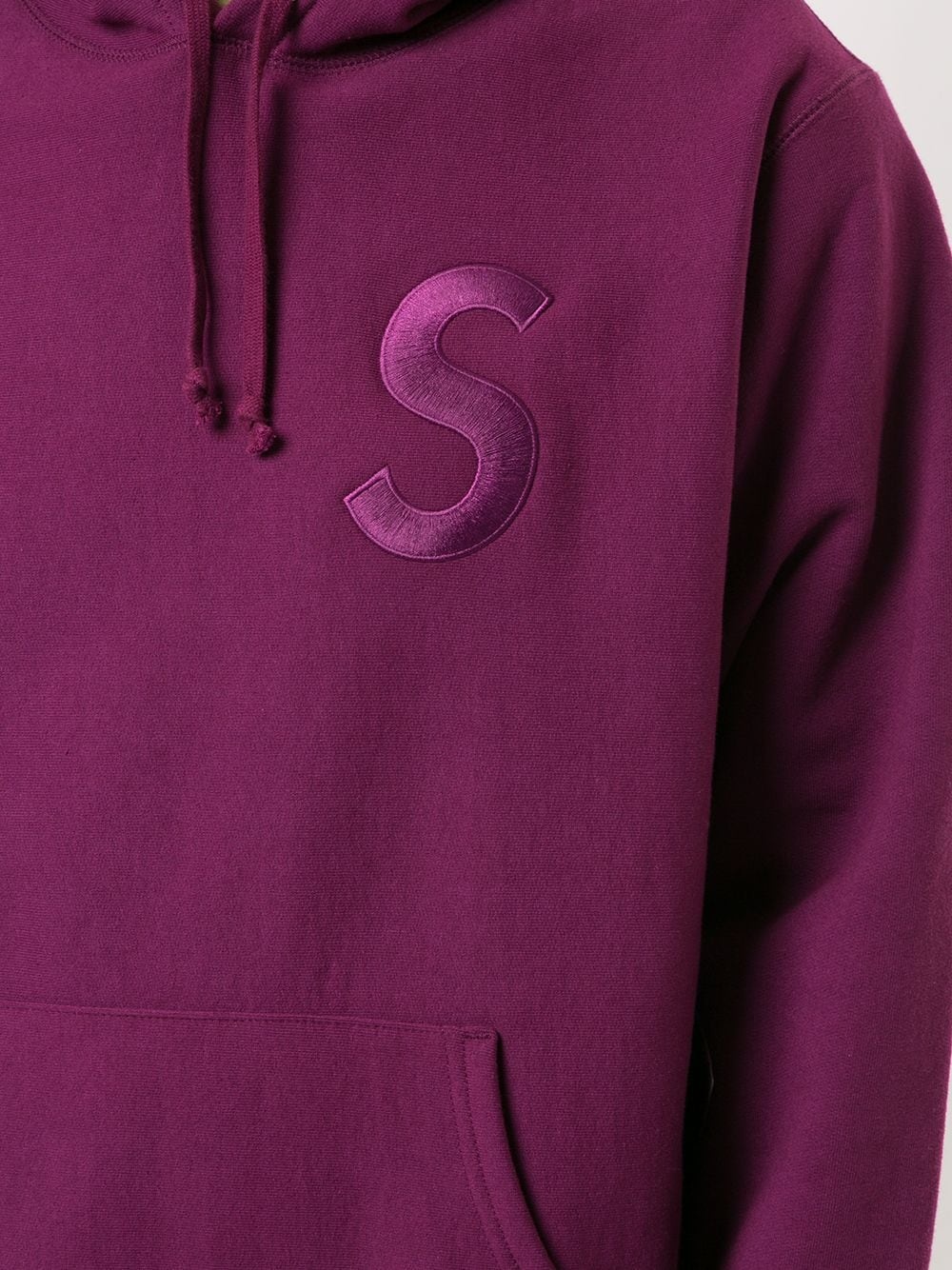 Tonal S-logo hooded sweatshirt - 5