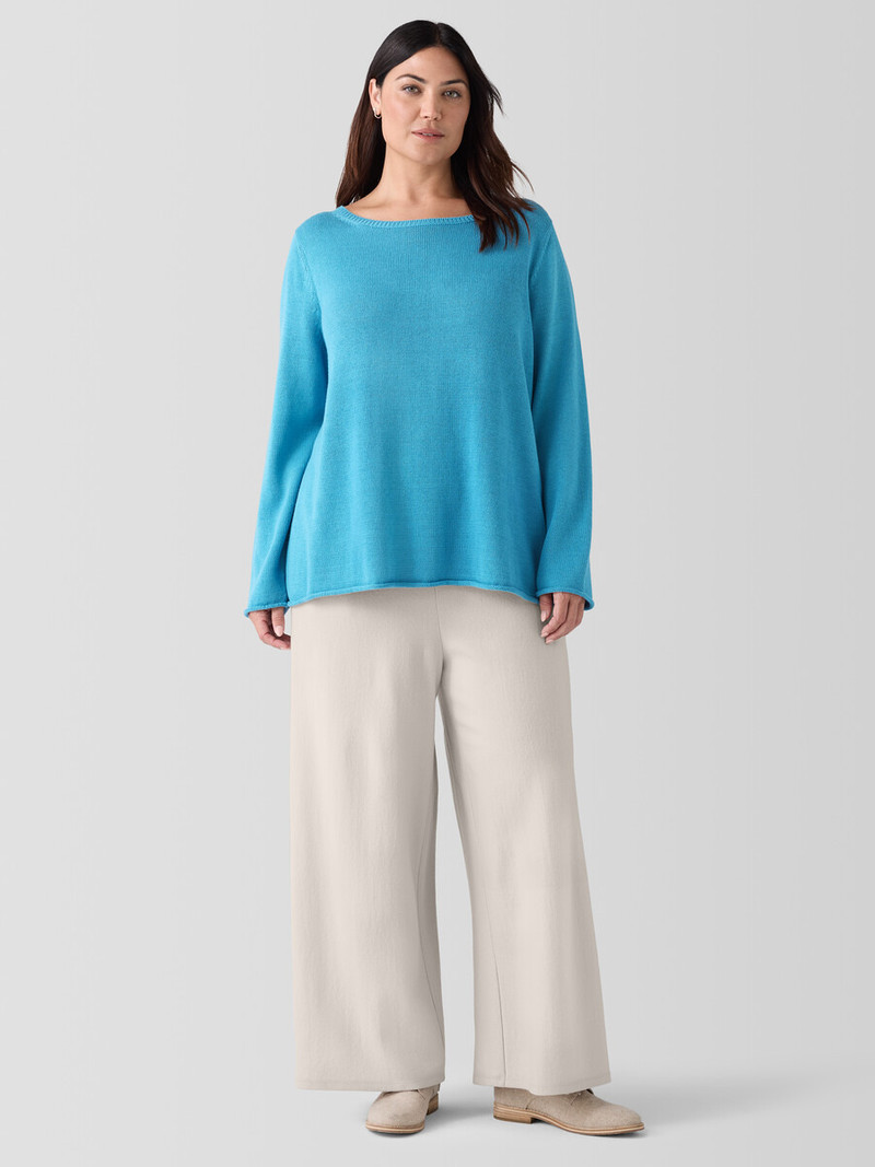 Peruvian Cotton Blend Bateau Neck Top 6