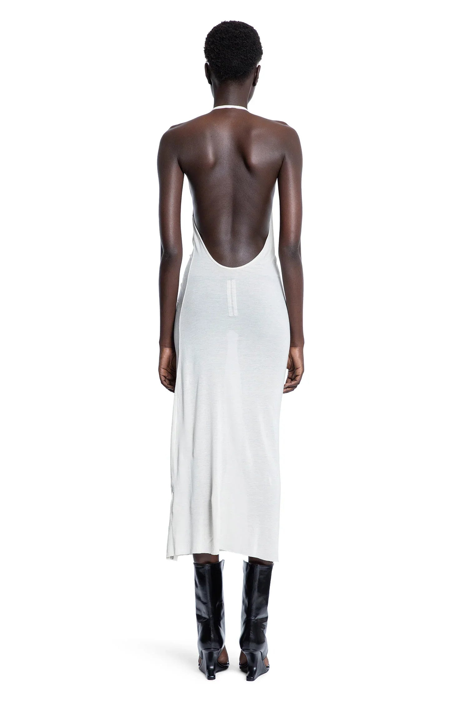 Hollywood-Draped-Dress-In-Viscose-Silk-Jersey - 3
