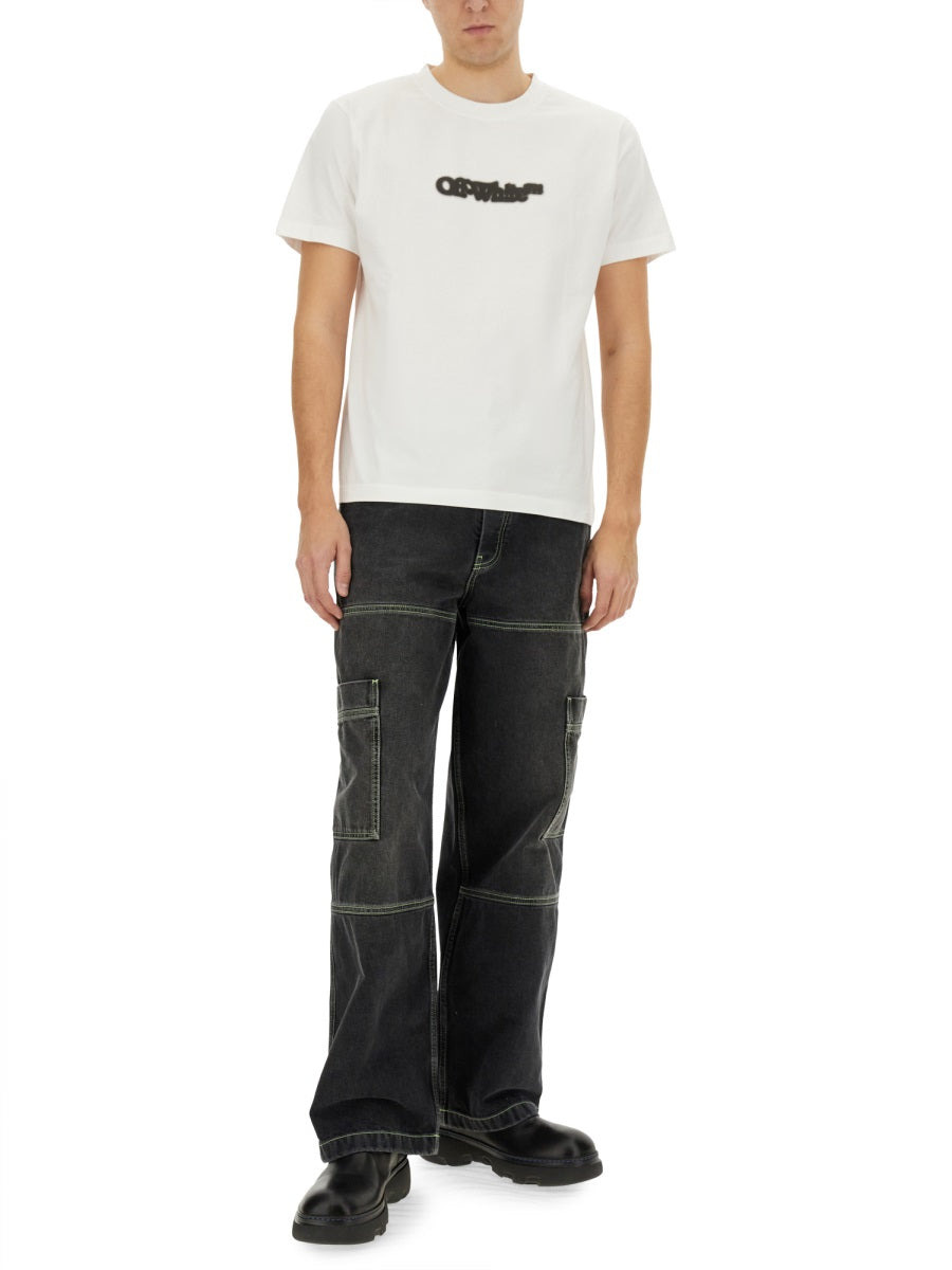 Off-White Men Cargo Jeans - 2